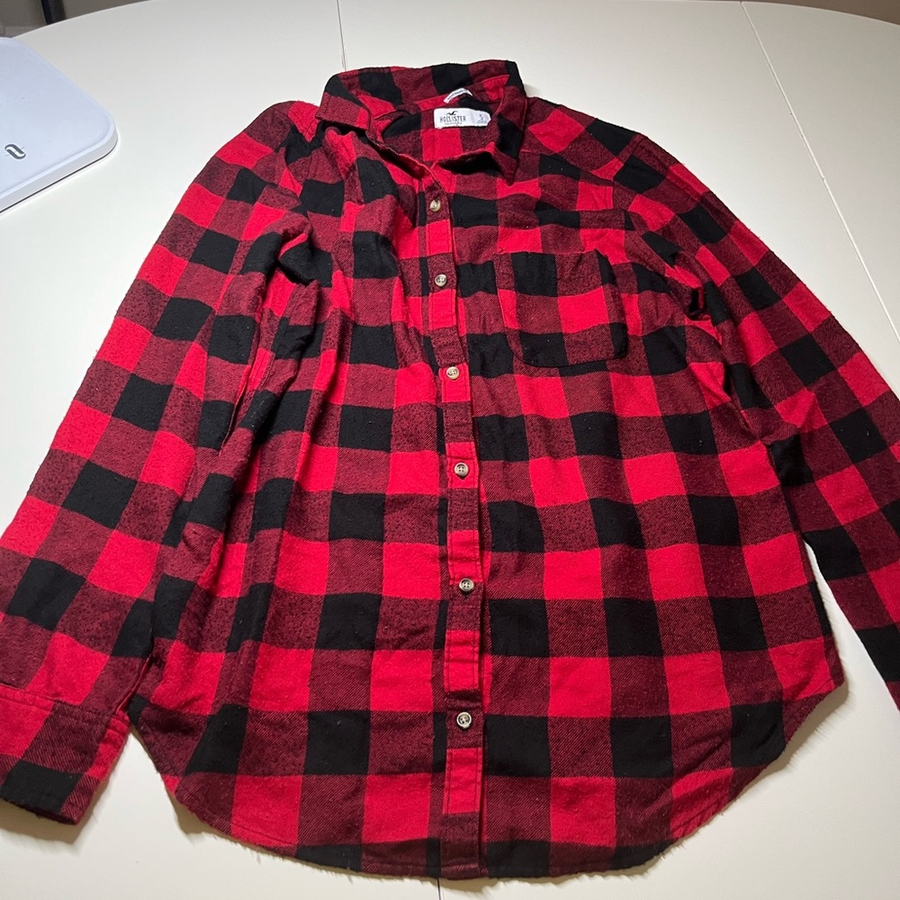 Christmas PJ top, Hollister, “men’s size small”
